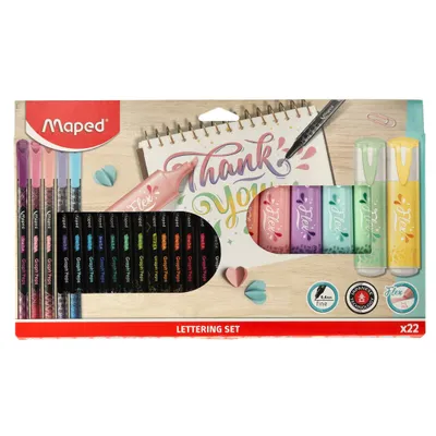Image de Maped 983719 Maped Kit d'écriture manuscrite, 22 pièces