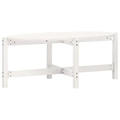 Obrázek produktu pro vidaXL Konferenční stolek bílý 118x63x45 cm Masivní borovicové dřevo