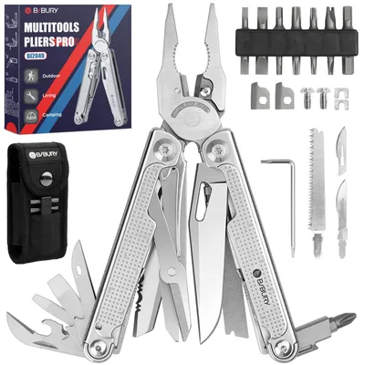 Productafbeelding van Multitool gereedschap, opvouwbare roestvrijstalen tang, multifunctioneel multigereedschap.