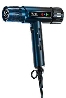 Image de Sèche-cheveux professionnel Vanquish avec diffuseur, couleur bleu nuit