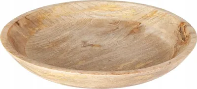 Produktbild von Runder Holzteller 40x7 cm dekorative Schale Teller