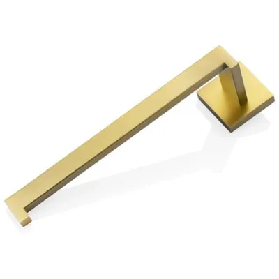 Imagen del producto de Soporte para toallas de acero inoxidable SUS304, acabado cepillado, color dorado