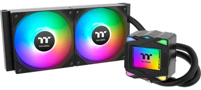 Zdjęcie produktu dla Thermaltake LA240 ARGB Płyta główna Zestaw chłodzenia cieczą 12 cm Czarny 1 szt