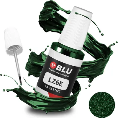 Produktbild von BLU Auto Lackstift Grün kompatibel für Volkswagen LZ6E Tiefgruen Cambridge Green | Auto Lack Reparatur Ausbesserungslack
