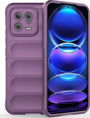 Produktbild von Mobigear Bumpy  Xiaomi 13 Hülle Flexibles TPU Backcover - Lila