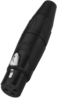 Zdjęcie produktu dla Monacor XLR-823/J/SW Złącze XLR