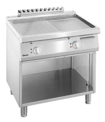 Produktbild von Bartscher Griddleplatte 700, B800 1/2-1/2, UO