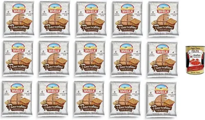 Produktbild von Divella Pancrostino con Farina Integrale Pancrostini mit Vollkornmehl 15x250gr + Italian Gourmet polpa 400g