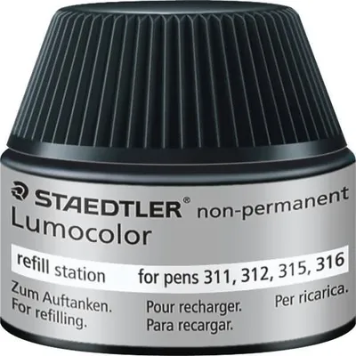 Zdjęcie produktu dla STAEDTLER Nachfülltinte Lumocolor nonperm schwarz