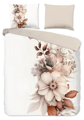 Productafbeelding van Good Morning Dekbedovertrek "Vester" - Off-Wit - (240x220 cm) - 100% Katoen