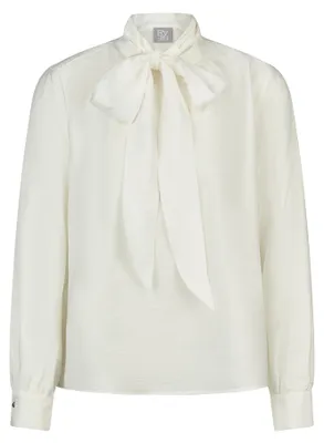 Produktbild von Rabe Damen Bluse aus Viskose mit Schluppenkragen, Beige, Größe 44