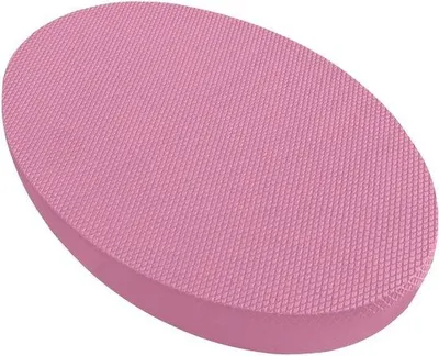 Productafbeelding van Stabiliteitspad - Balanskussen - Fitness Training - Extra Dikke Demping - 6 cm Dik - Roze