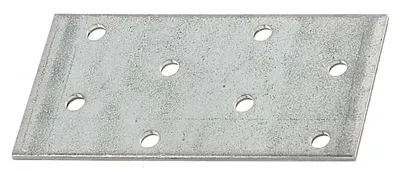 Produktbild von Alberts 839017 Flachverbinder, sendzimirverzinkt, 80 x 40 x 2,0 mm, 25er Set