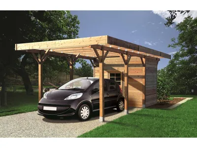 Image de Solid Carport Combination 3064X7064