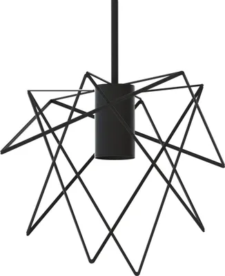 Immagine prodotto di Paralume per lampada a sospensione, nero, in filo metallico, moderno, Nowodvorski GSTAR
