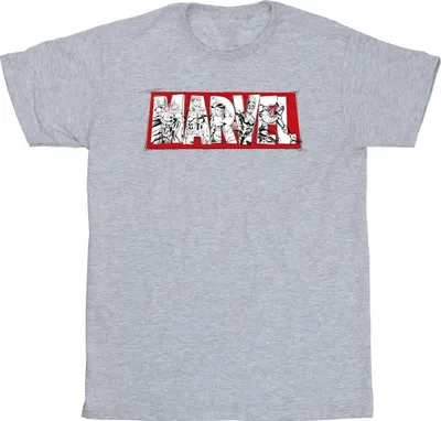 Produktbild von Marvel - "Avengers" T-Shirt für Herren BI51445 (S) (Grau)