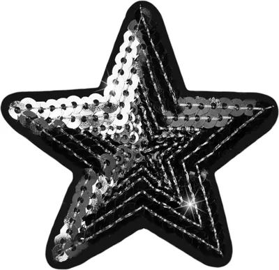 Pailettenaufbügler, Pailettenaufnäher, Aufbügler, Aufnäher, Flicken schwarz