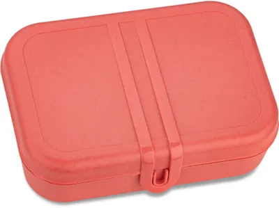 Zdjęcie produktu dla Koźlik PASCAL L, lunchbox z przegródkami – kolor: koralowy