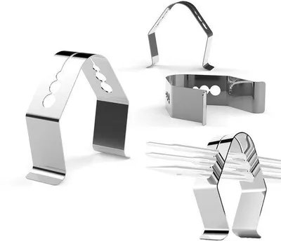 Image de Supports de température pour barbecue en acier inoxydable, lot de 4