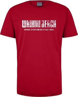 Produktbild von Übergrößen T-Shirt Waikiki weiß AHORN SPORTSWEAR Cayenne Red 8XL