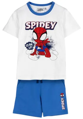Image de Cerda Group Spidey Ensemble à manches courtes Blanc 4 ans Blanc 4 ans