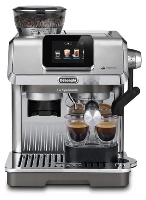 Imagen del producto de DeLonghi, portafiltro para máquina de espresso, modelo EC9455, color plateado/negro