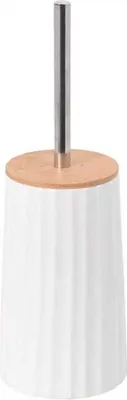 Obrázok produktu pre Voľne stojaca biela WC kefa s miskou