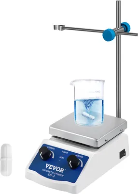 Produktbild von VEVOR SH-2 Magnetické míchadlo s topnou deskou 180W Magnetické míchadlo Mixer 1L
