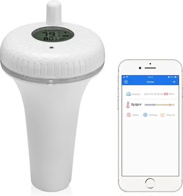 Obrázek produktu pro Bazénový teploměr, připojení Bluetooth, vodotěsné provedení, normální verze