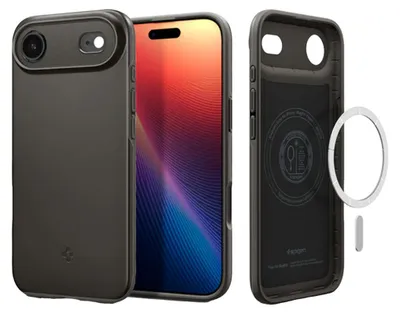 Obrázek produktu pro Zadní kryt Spigen Thin Fit s technologií MagSafe pro Apple iPhone Air – barva gunmetal (tmavě šedá)