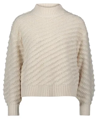 Produktbild von Uni Strickpullover mit Rollkragen, Langarm und lässiger Passform