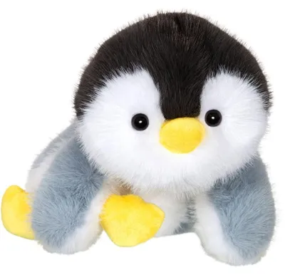 Produktbild von Plüsch-Pinguin Floppy Choopy – GIPSY TOYS – 22 cm – Schwarz/Weiß/Grau