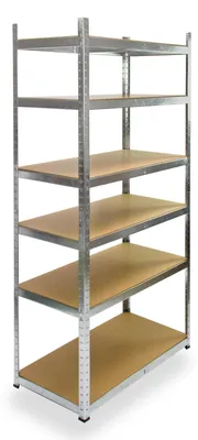 Obrázok produktu pre Bezskrutkový regál 6P 65 kg 200x100x50 cm