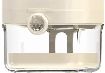 Produktbild von Kunstgebiss-Organizer mit Spiegel, Container, 2-in-1, weiß