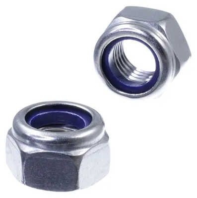 Produktbild von SECCARO Sicherungsmutter M10, Edelstahl V2A VA A2, DIN 985 / ISO 10511, Sechskant, 20 Stück
