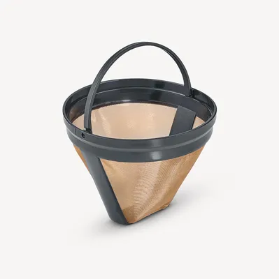 Produktbild von SEVERIN Goldton-Filter ZB 5561 aus Edelstahl, goldschwarzsilber Goldton-Filter Goldtonfilter Kaffeefilter Dauerfilter