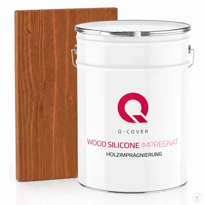 Produktbild von Holzimprägnierung | Mahagoni | 10 L |  | 2 In 1 | Holzschutz |  Farbimprägnierung |  Imprägniermittel Holzschutz |mittel Imprägnierung Abperleffekt