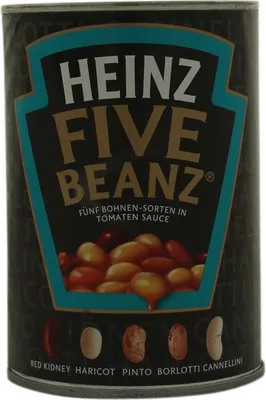 Produktbild von Heinz 5 Bohnen in Tomatensoße 415 G
