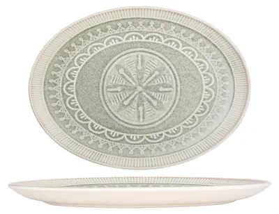 Image de Plat de service en porcelaine de Kütahya - Miras - Porcelaine - 33 x 19 cm