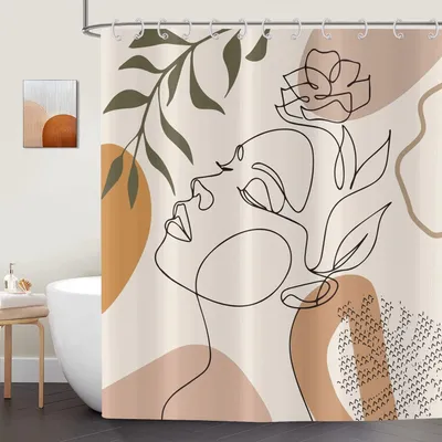 Obrázek produktu pro Závěs do sprchy v bohémském stylu, 180 x 220 cm, voděodolný, vhodný do vany