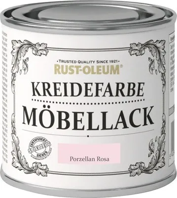 Produktbild von Rust-Oleum® Kreidefarbe Möbellack Möbelfarbe Porzellan rosa 125 ml