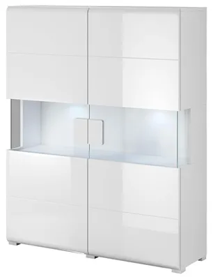 Obrázok produktu pre Komoda DELTO TL42 biela / biely lesk