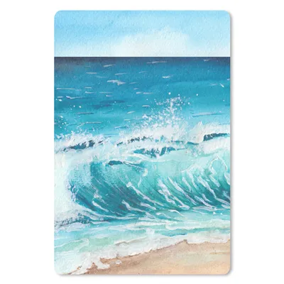 Produktbild von MuchoWow® Mauspad Mousepad Meer - Golf - Strand 40x60 cm - Mousepads - Maus Mat - Pad - Mausunterlage - Schreibtisch Accesoire