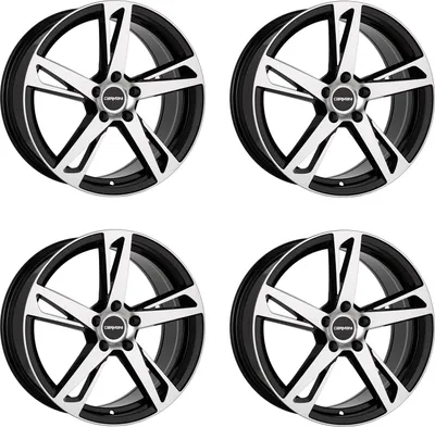 Produktbild von 4 Carmani Felgen 16 Anton 8.0x18 ET39 5x112 SWFP für Audi A3 A4 A6 A7 A8 Q2 Q3 Q5 RS3 TT
