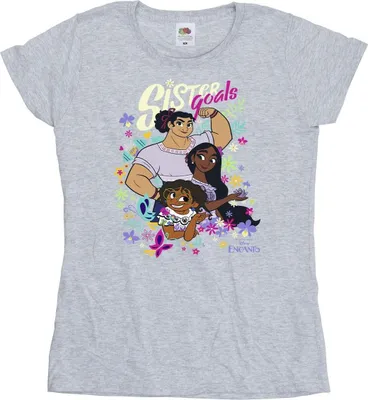Produktbild von Disney - "Encanto Sister Goals" T-Shirt für Damen BI19492 (S) (Grau)