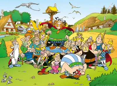 Productafbeelding van Puzzle für Erwachsene 500-teiliges Puzzle Asterix im Dorf Erwachsene und Kinder ab 12 Jahren Hochwertiges Puzzle Asterix-Comicbuch Comicheft 12000138