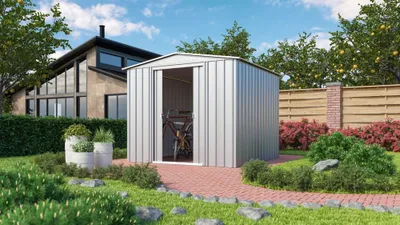 Produktbild von Globel Gerätehaus "Gartenmanager Dream" 88, metallic