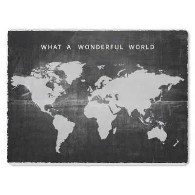 Produktbild von MuchoWow® Mauspad Mousepad Weltkarte - Vintage - Schwarz 23x19 cm - Mousepads - Maus Mat - Pad - Mausunterlage - Schreibtischunterlage - Mauspad
