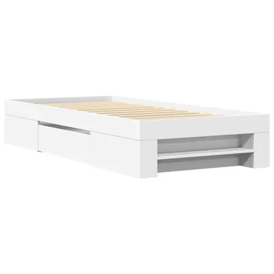 Produktbild von Bettgestell Weiß 75x190 cm Holzwerkstoff