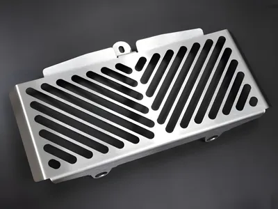 Produktbild von ZIEGER Kühlerabdeckung kompatibel mit Honda CB 1100 Clean silber